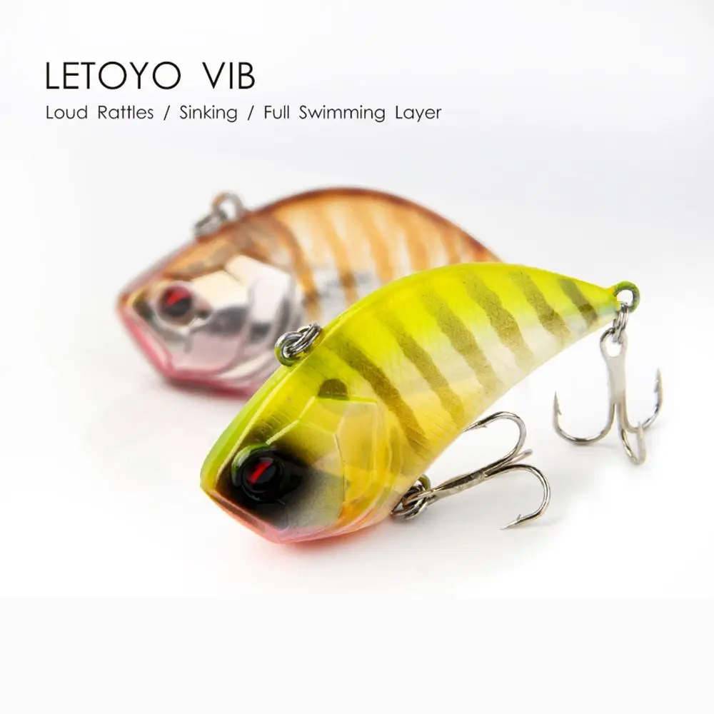

13g 55mm Vibration Pike Perch ABS Fish Hooks Trembling VIB Baits Winter Fishing Minnow Lures