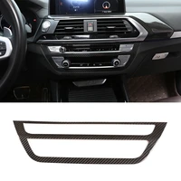 for 2018 2021 bmw x3x4 real carbon fiber central control air conditioning volume decoration car interior accessories
