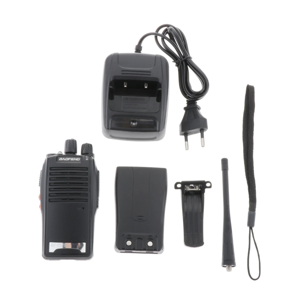 Baofeng 1 Piece Walkie Talkie BF777s Baofeng BF-777s with earphone 5W 16CH UHF Interphone BaoFeng 777S Two-Way Radio Ham Radio