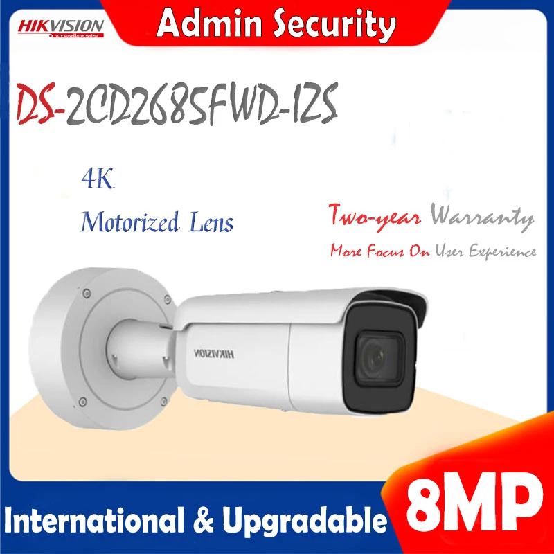 Hikvision DS 2CD2685FWD IZS 8 Мп WDR Vari focal сетевая цилиндрическая камера Интеллектуальное