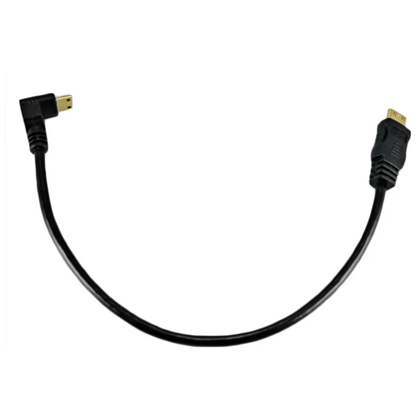 90 градусов угол вверх вниз высокоскоростной мини hdmi кабель цифровое видео с