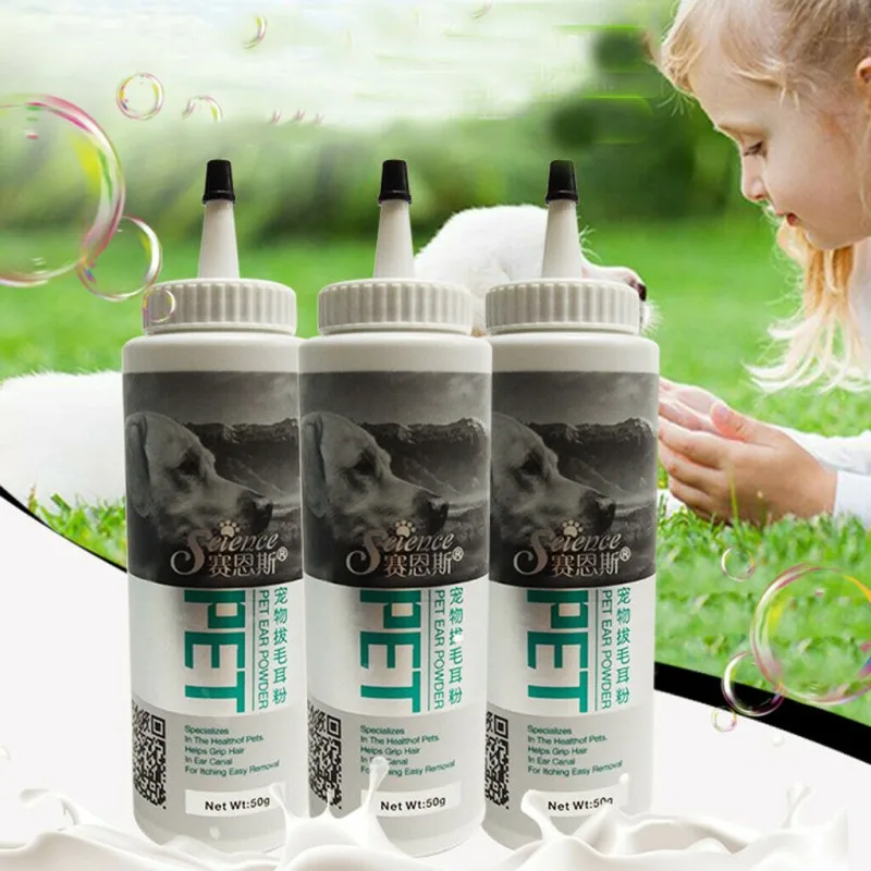 Pet Ear Powder Health Care Painless Hair Removal For Dogs Cats Cleaning Supplies | Дом и сад