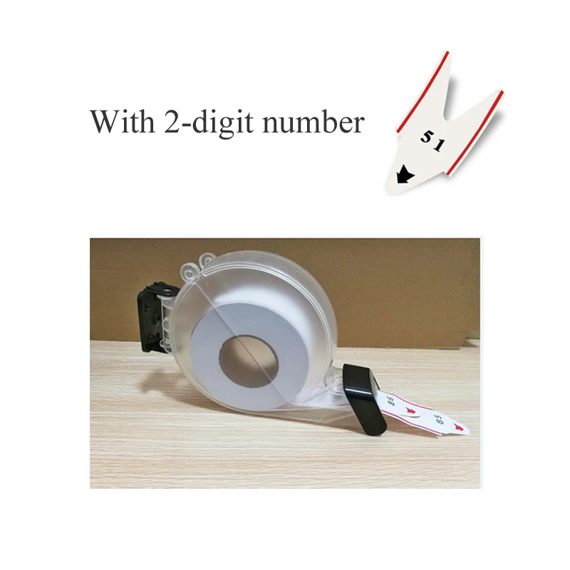 Transparent-2 digits 2/3 digits turn o matic ticket roll take a number dispenser customer waiting numbers numbering system tickets K-T - Цвет: Transparent-2 digits