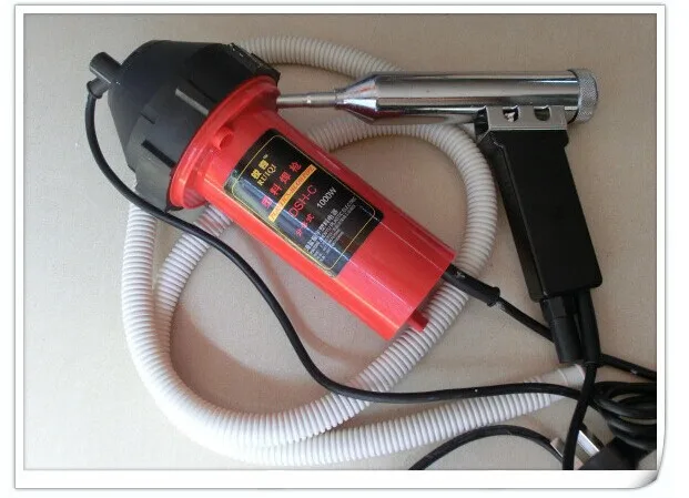 Фонарь пластиковый сварочный пистолет 1000 Вт + 10 метров сварочные стержни