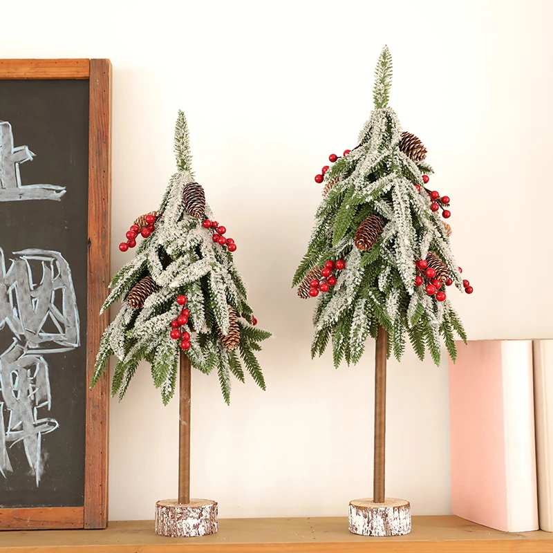 Рождественское украшение настольное мини-украшение с вывернутым снегом для