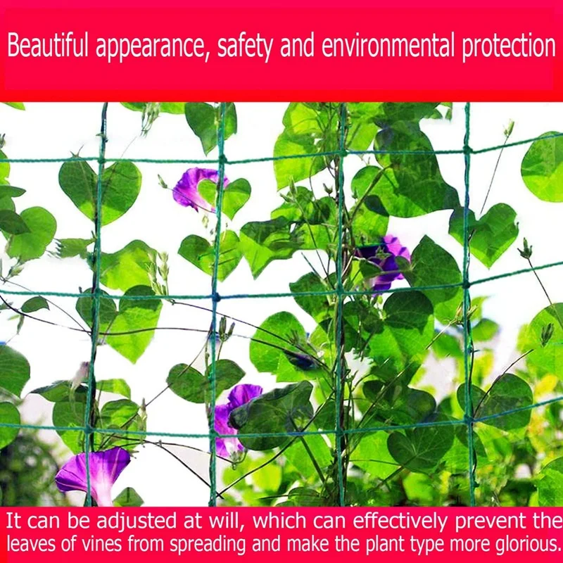 

2 Pcs Garden Plant Trellis Plant Climbing Net Garden Netting & 1 Pcs Anti-Wild Bird Feeder, Outdoor Feeder