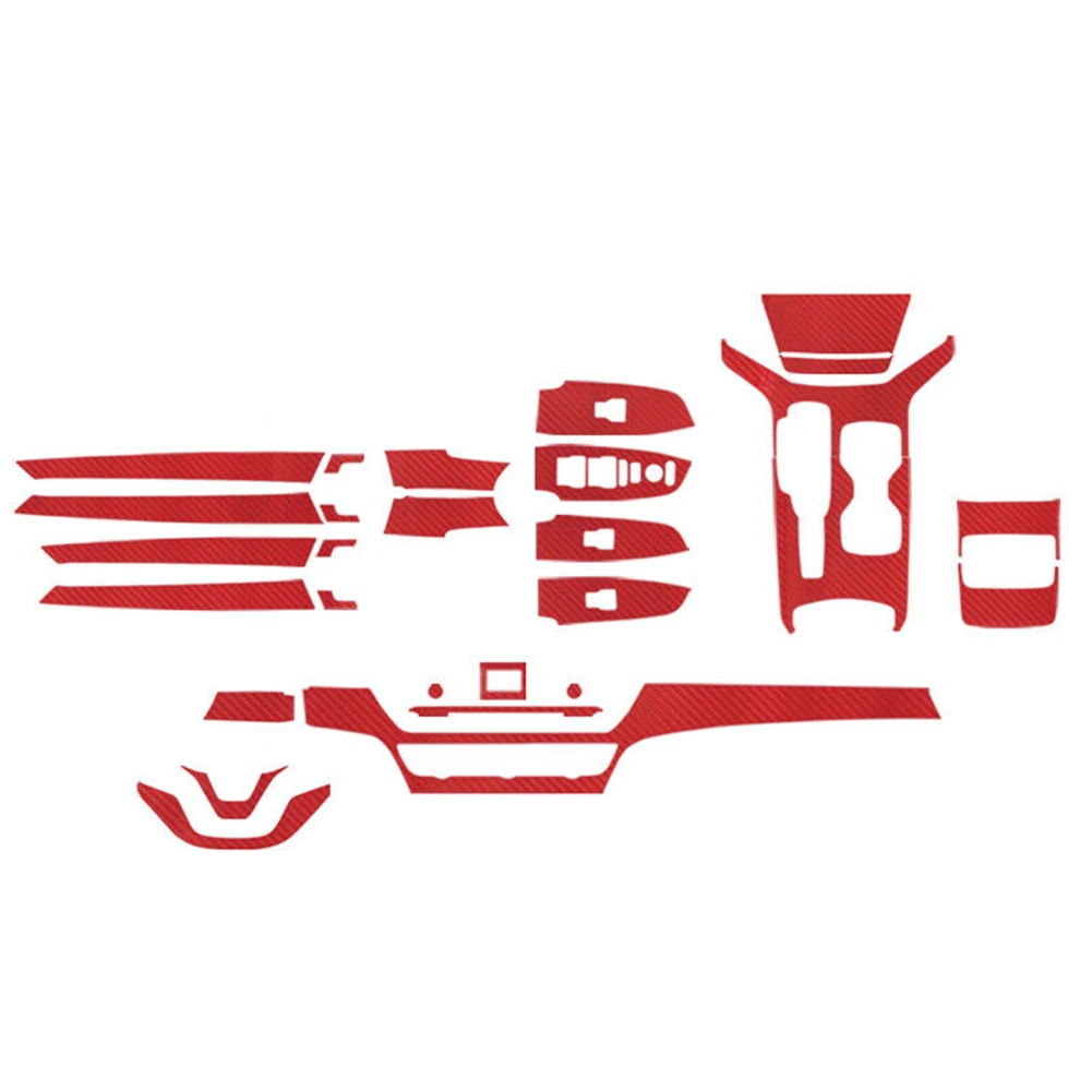 

Replacement Decoration Trims Stickers 3D Car Carbon Fiber Decor For Left Drive Model Only Interior