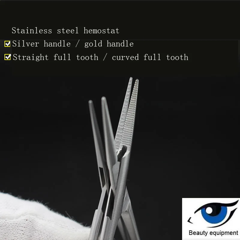 Медицинские гемостаты из нержавеющей стали хирургические инструменты прямой