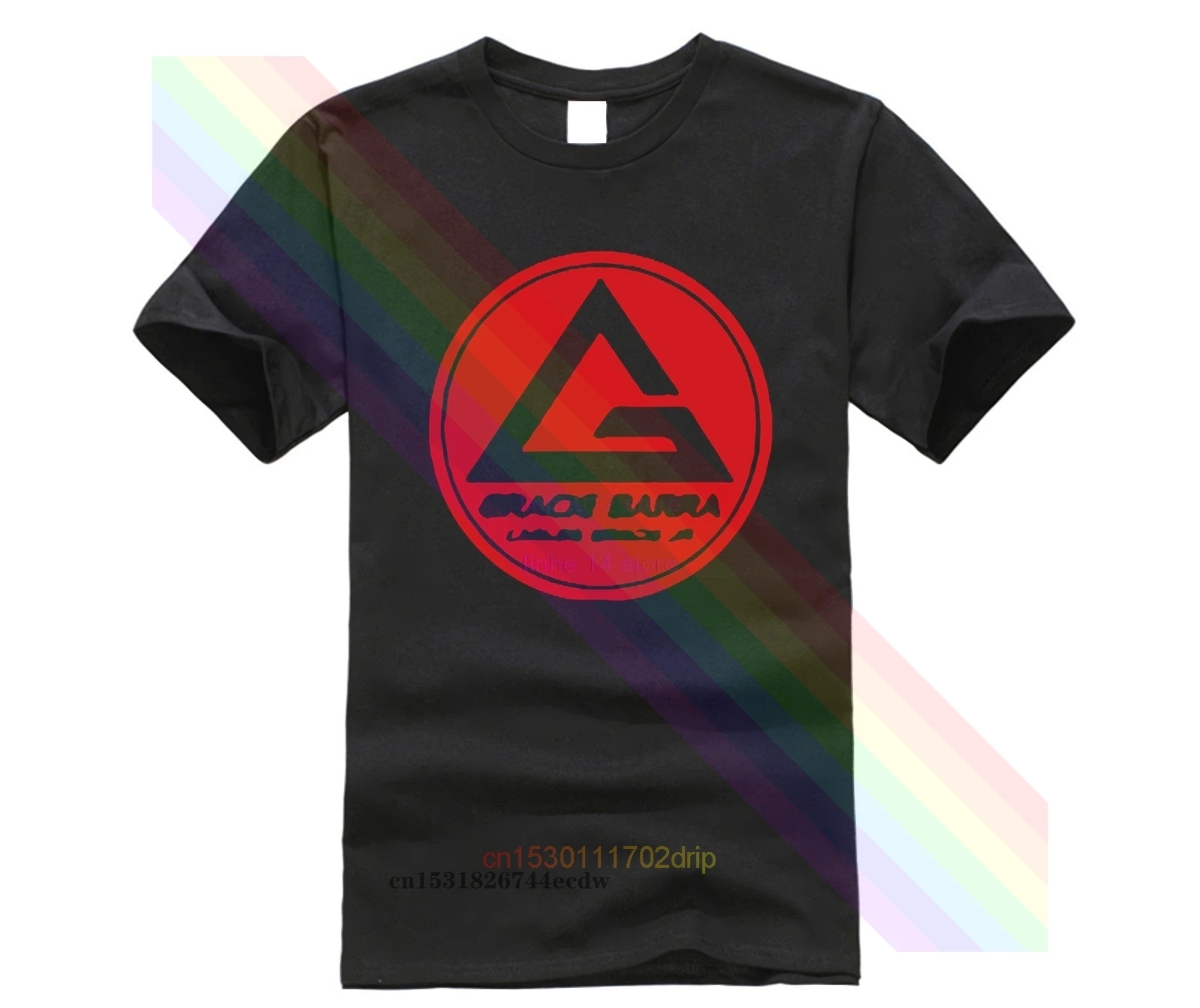 Футболка мужская компрессионная короткий рукав Изящная футболка с принтом в