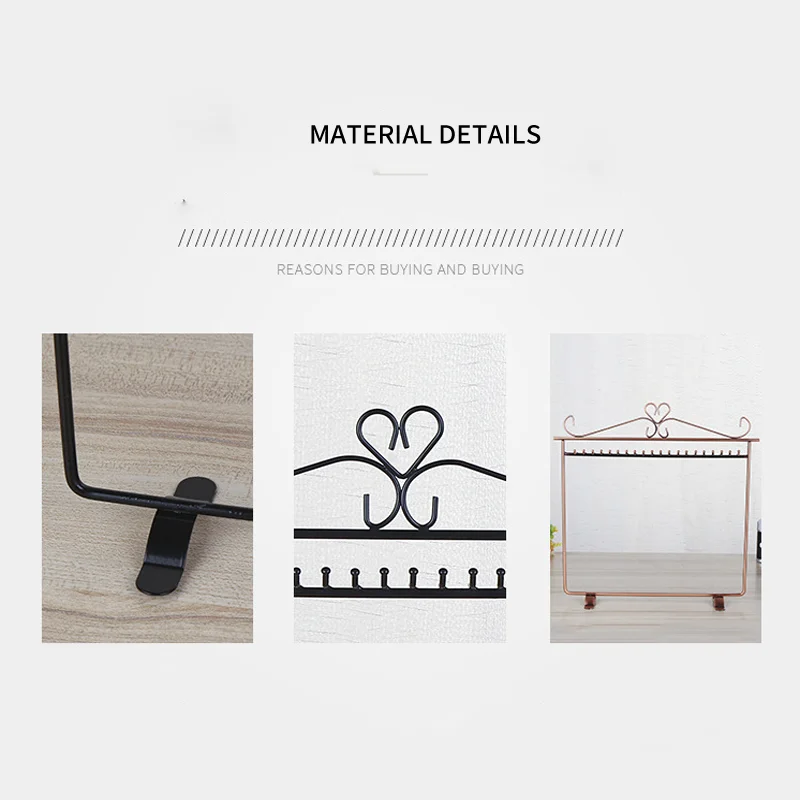 

Jewelry Display Rack Necklace Storage Rack Hanging Ear Line Rack Jewelry Display Rack Metal