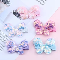 3pc baby hair clips bow girls felt cloth hair accessories bright color infant lovely princess party hairpins