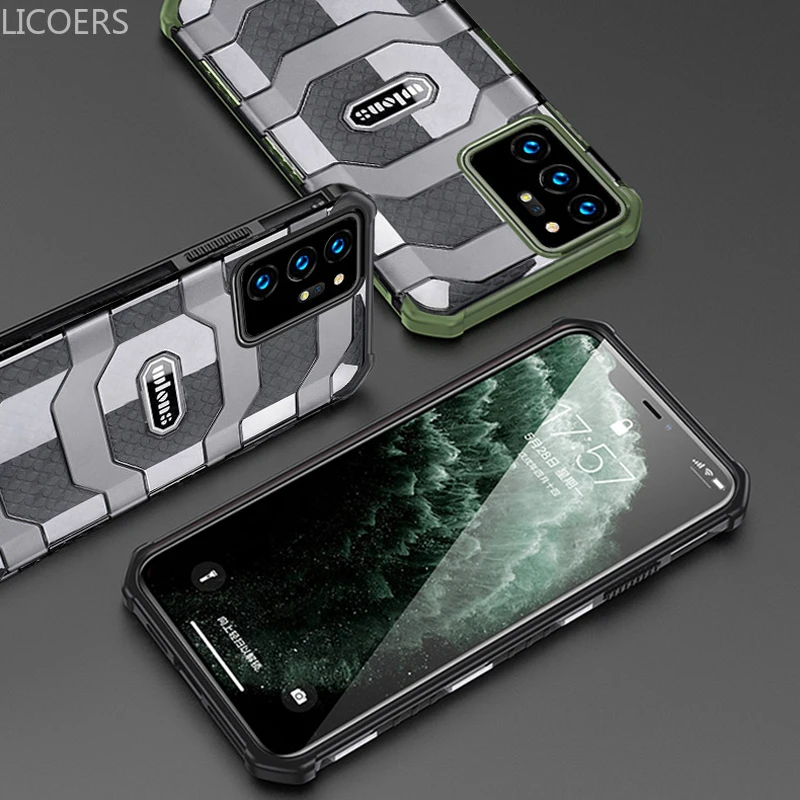 

Case for Xiaomi Mi 11 Ultra 11i 10 10T Lite Redmi Note K40 Pro Plus 10 9 Militar Armor Airbag Anti-fall Cover Shell Fundas Capa