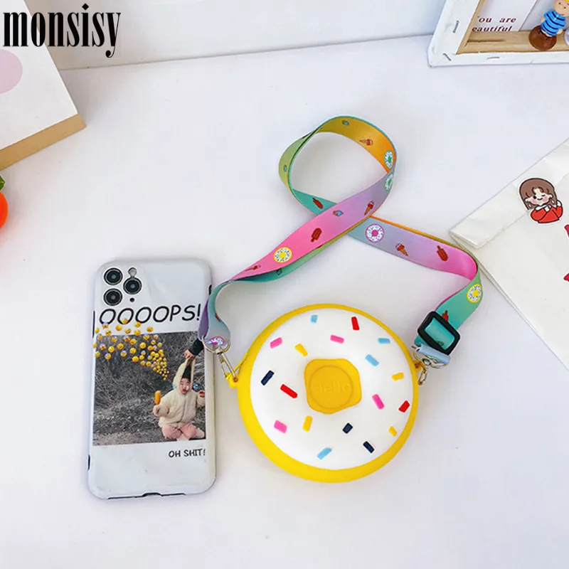 Monsisy унисекс кошелек для монет маленьких девочек и мальчиков сумочка с милым