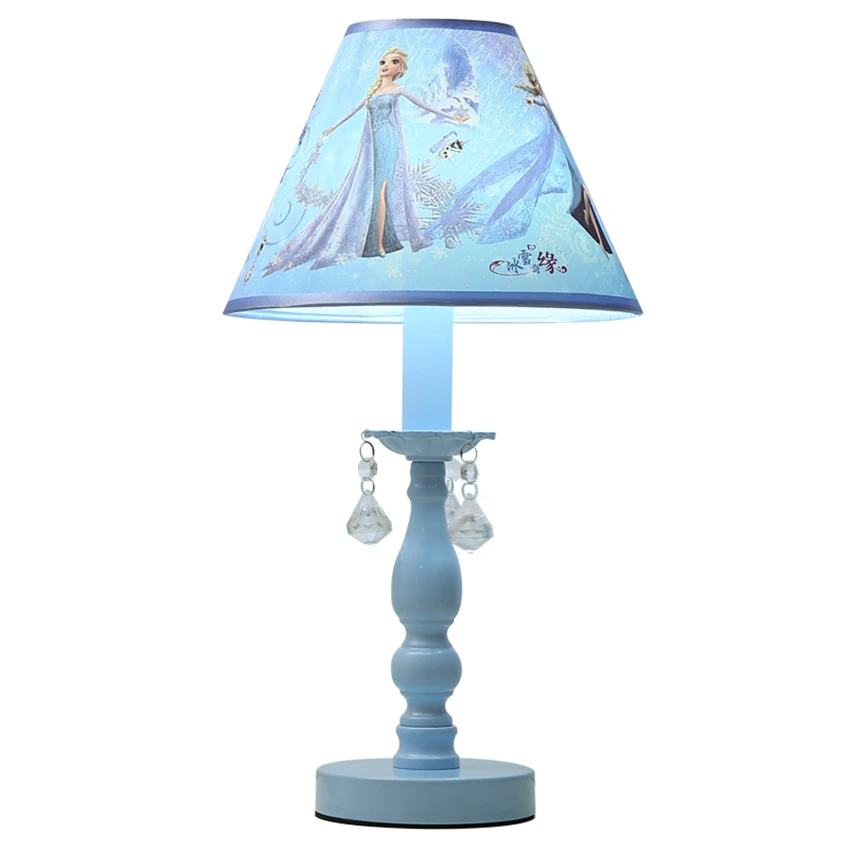 Детская настольная лампа с мультяшной принцессой для обучения девочек спальни