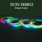 Полноцветная лента COBFOB (такой же, как SK6812) RGB Smart Dream Color Magic Digital LED Strip 5 В, Адресуемая гибкая лента 1 м 2 м