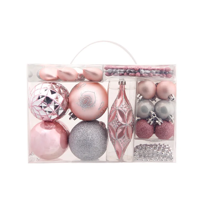 

50 Christmas ball bags Christmas tree ornaments snowflake ornaments christmas decorations for home christmas accessories