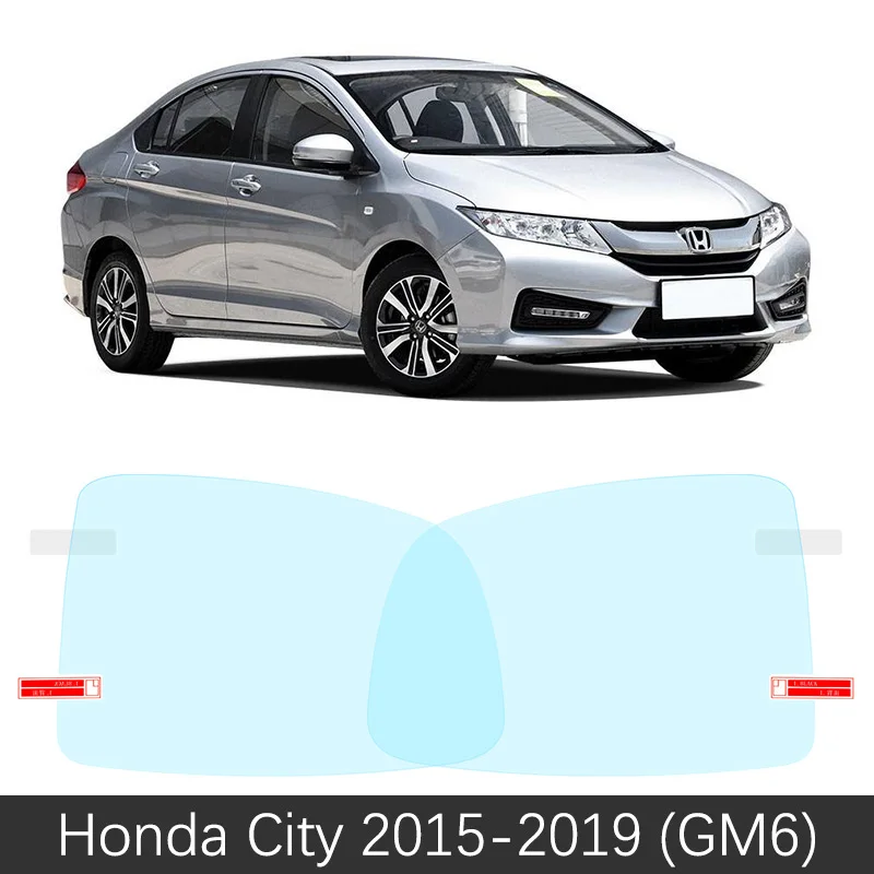

Для Honda City 2008 ~ 2019 GM2 GM3 GM6 полное покрытие противотуманная пленка зеркало заднего вида непромокаемая прозрачная противотуманная пленка автомобильные аксессуары