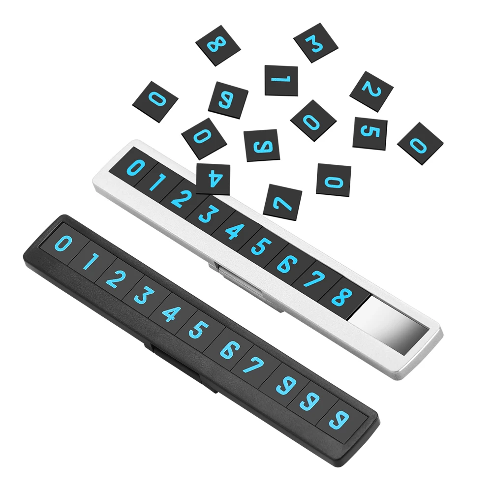 Hidden Car Temporary Parking Phone Number Card Sticker For ALFA ROMEO giulietta mito 147 159 dacia duster LADA KIA | Автомобили и