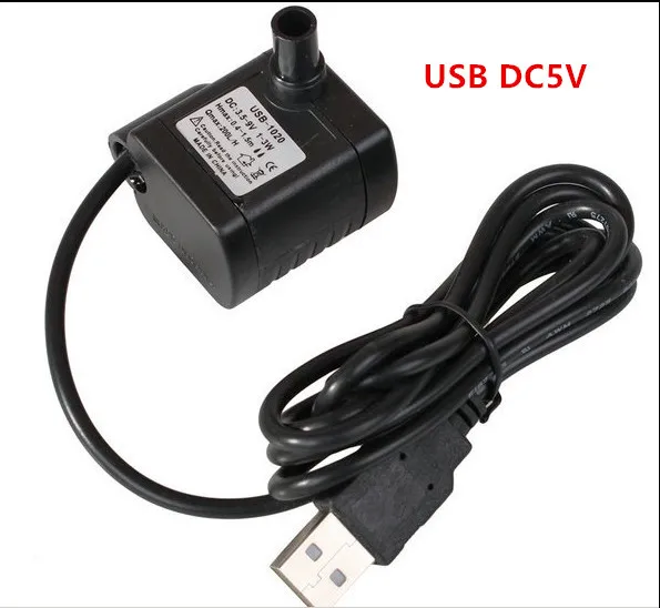 

Погружной насос с микро-USB, Бесщеточный погружной помпа с расходом энергии, 5 В, 12 В постоянного тока, 3 Вт, 200 л/ч, миниатюрный