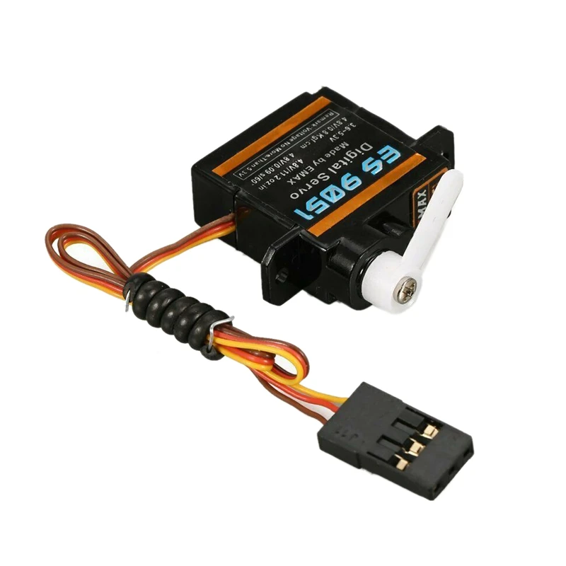 EMAX цифровой пластиковый сервопривод ES9051 4 8 V 0 8Kg для RC Самолет с неподвижным