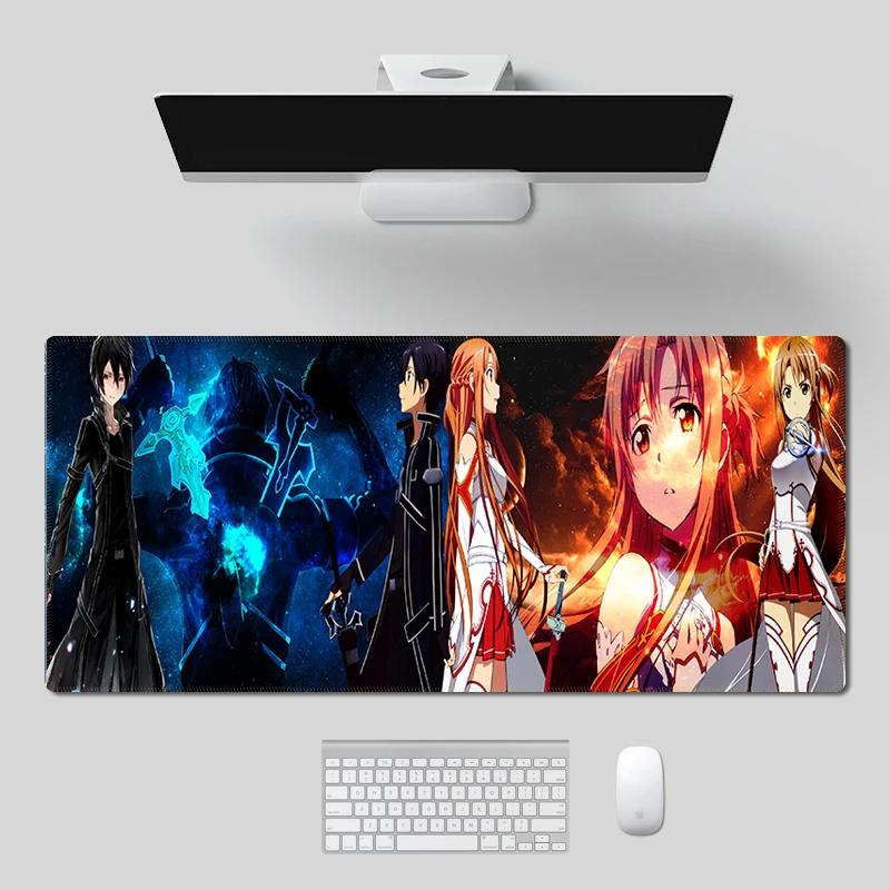Аниме меч искусство онлайн SAO Клавиатура ноутбука Настольный коврик Офисный