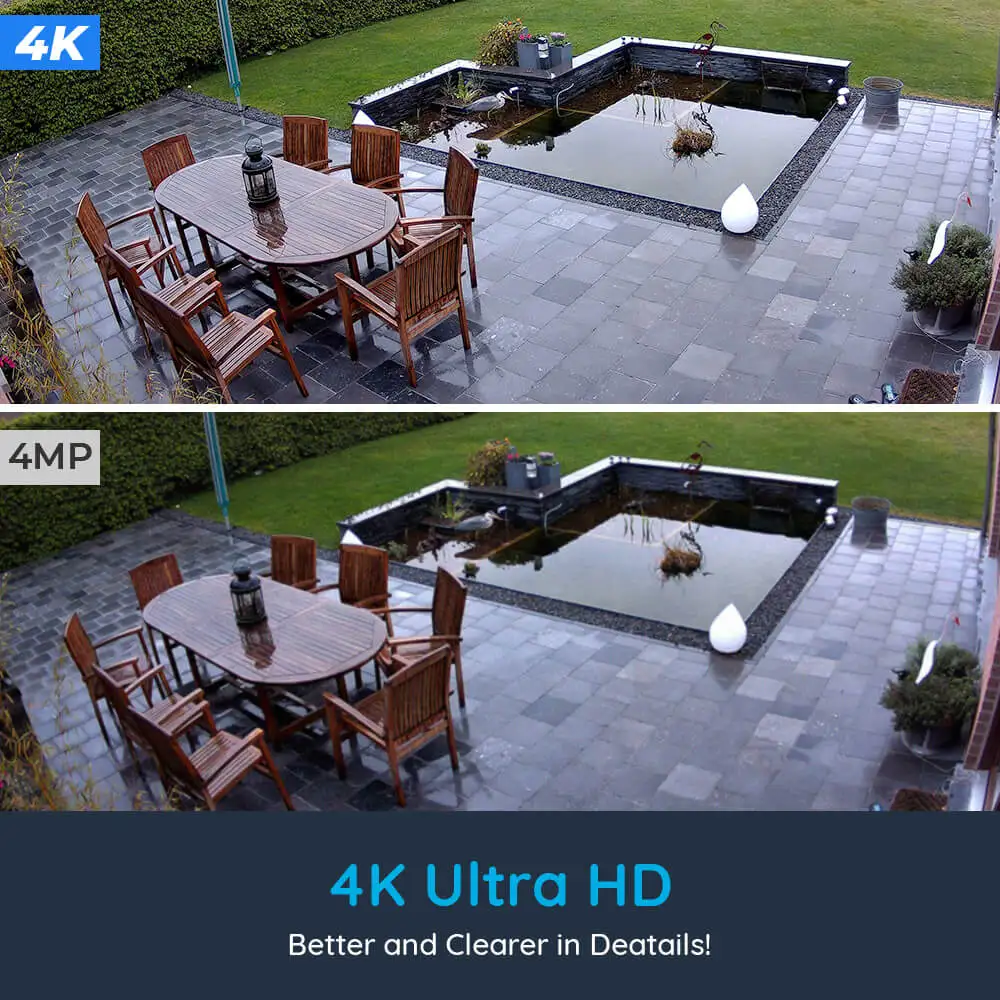Reolink RLC-812A 4K Ultra HD PoE камера прожекторы автомобиля обнаружения человека