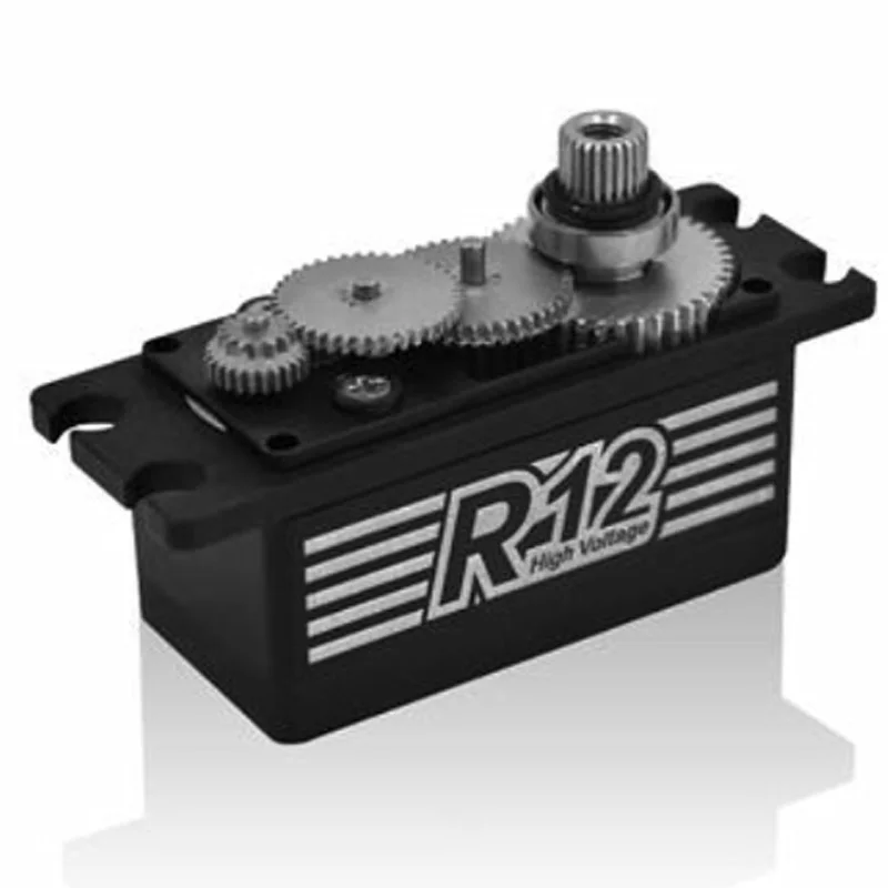 Мощность HD R12 12 кг высокий крутящий момент бесщеточный металлический сервопривод