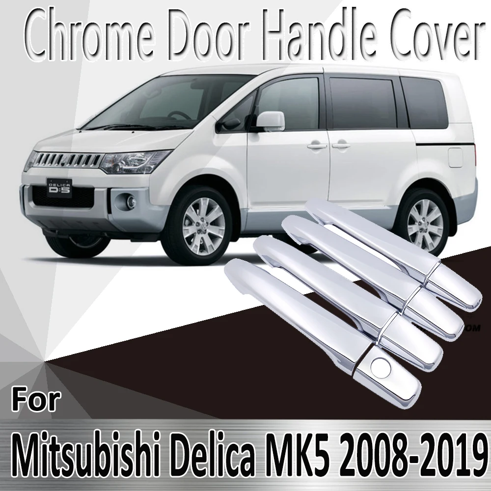 Наклейки для Mitsubishi Delica 2008 ~ 2019 2009 2010 2011 2012 2013 2014 Декоративные Хромированные