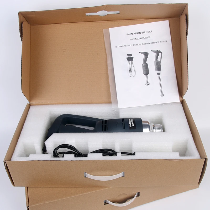 

500W Hand Blender New Commercial Kitchen Hand Held Blender Immersion Mixer Electric Mount Rack Mixer Juicer Food Processor