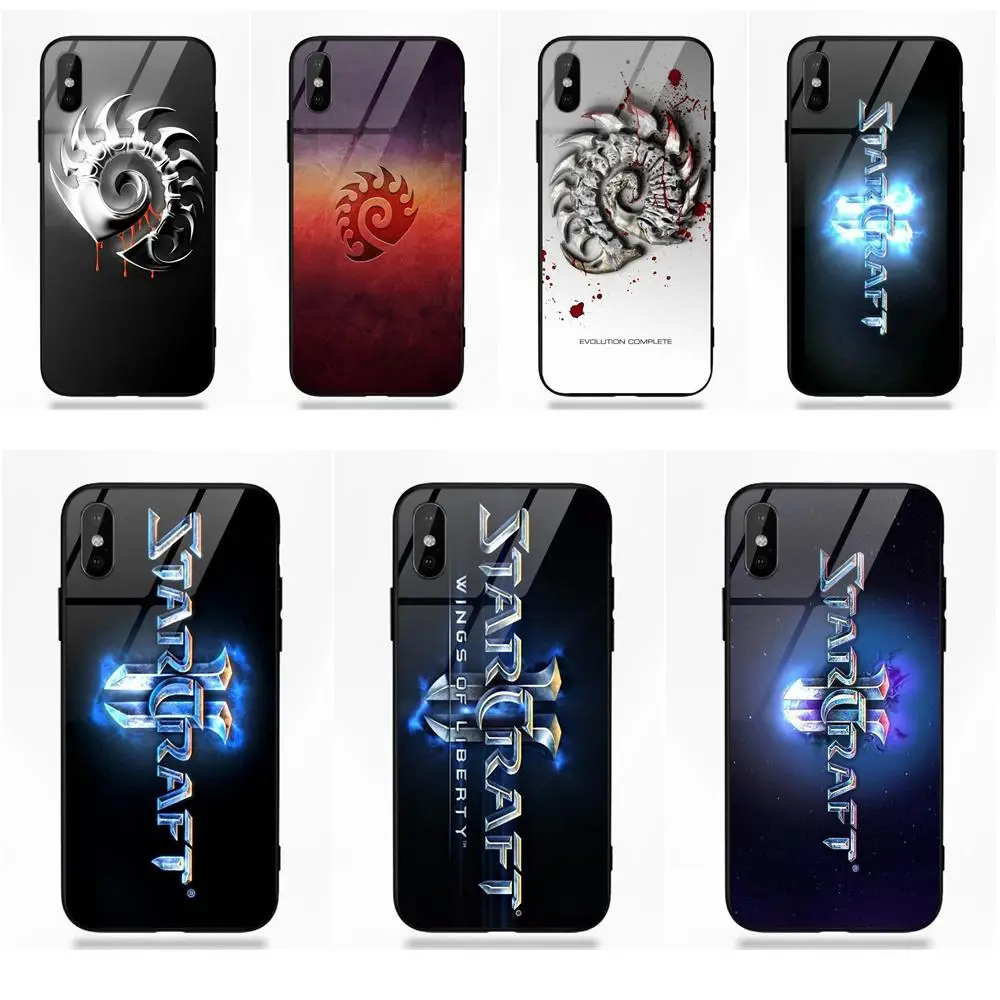 Тонкий мягкий ТПУ чехол закаленное стеклянная ячейка для Apple iPhone 5 5C 5S SE 6 6S 7 8 Plus X XS