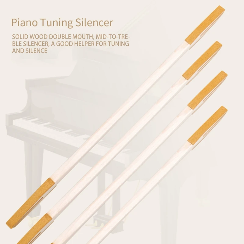 

3Pcs Maple Wood Piano Treble Stick Double Ended Mediant and Alt for Piano Tuning Mute