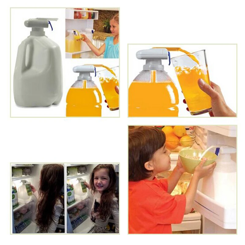 

White Magic Tap Electric Automatic Water Drink Beverage Dispenser Spill Proof