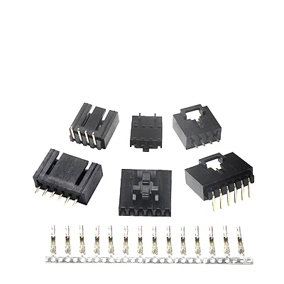 10 шт./набор MX2.54 Dupont разъем 2/3/4/5/6/8/12Pin с ремешком и пряжкой однорядные 2 54 мм прямой