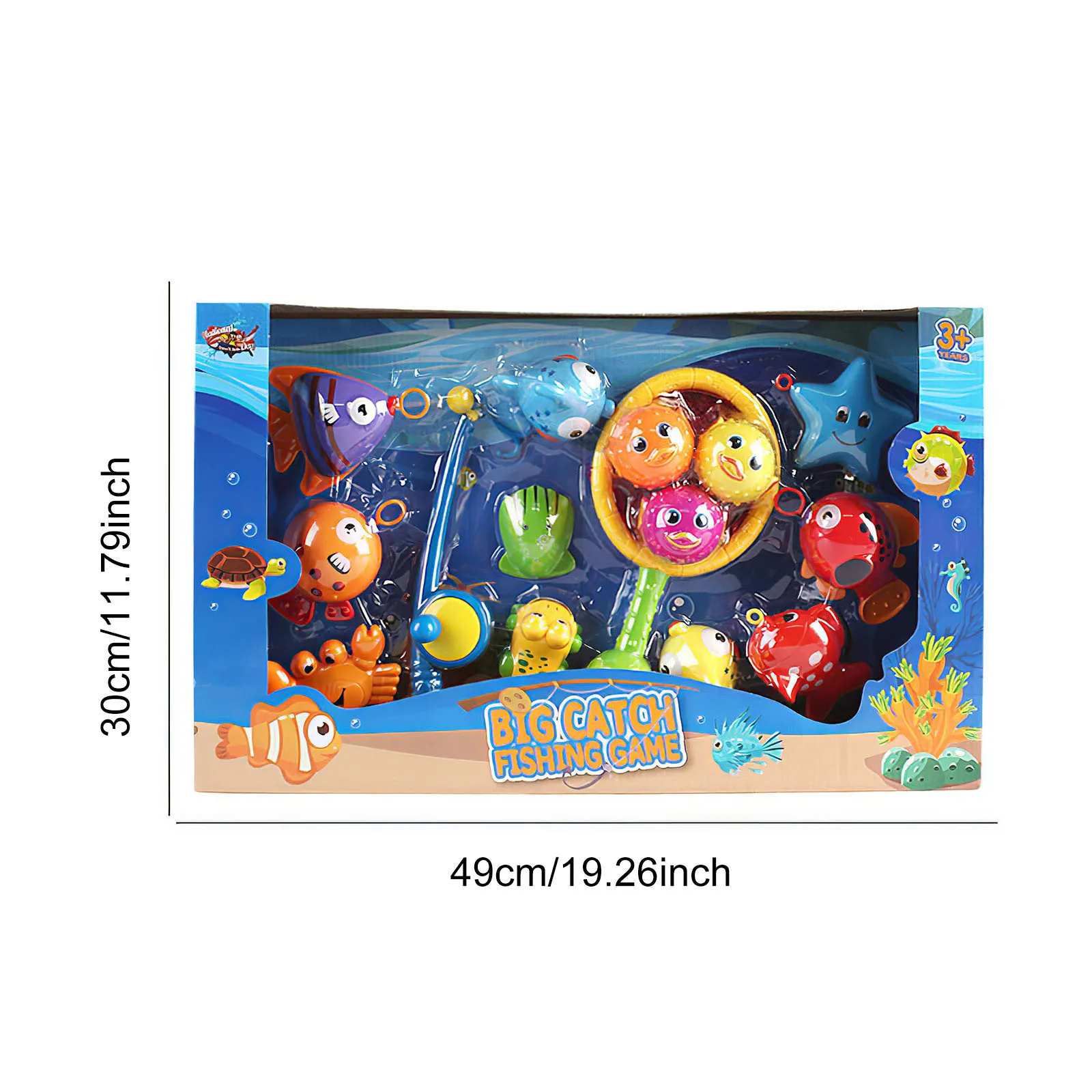 

15pcs Children Bathtub Plastic Fishing Baby Bath Toys Kid Indoor Outdoor Swimming Bathing Pool Water Funny Floating Fish Game