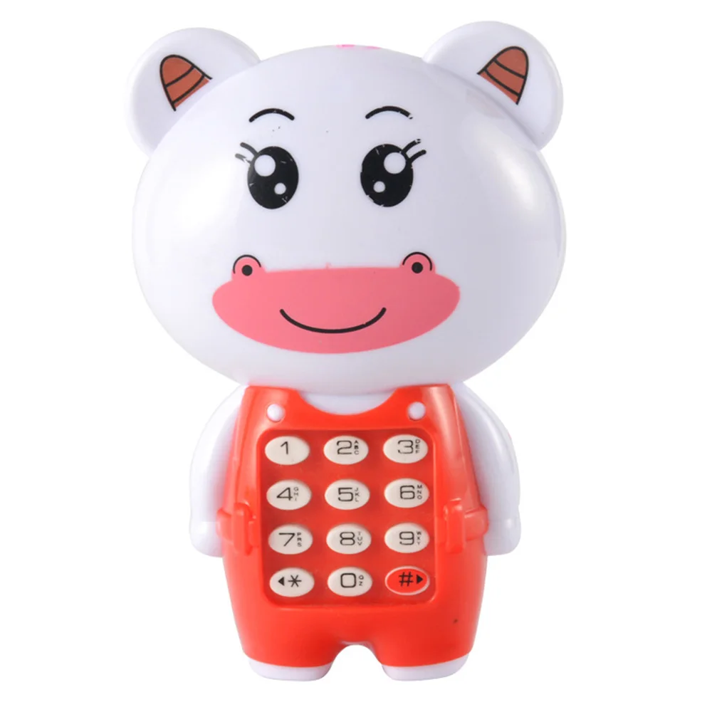 calf Вокальные игрушки мультфильм музыка светящийся мобильный телефон игрушка с компьютерным управлением машина детские электронные дети Поющие светящиеся музыкальное обучение kdis - Цвет: calf