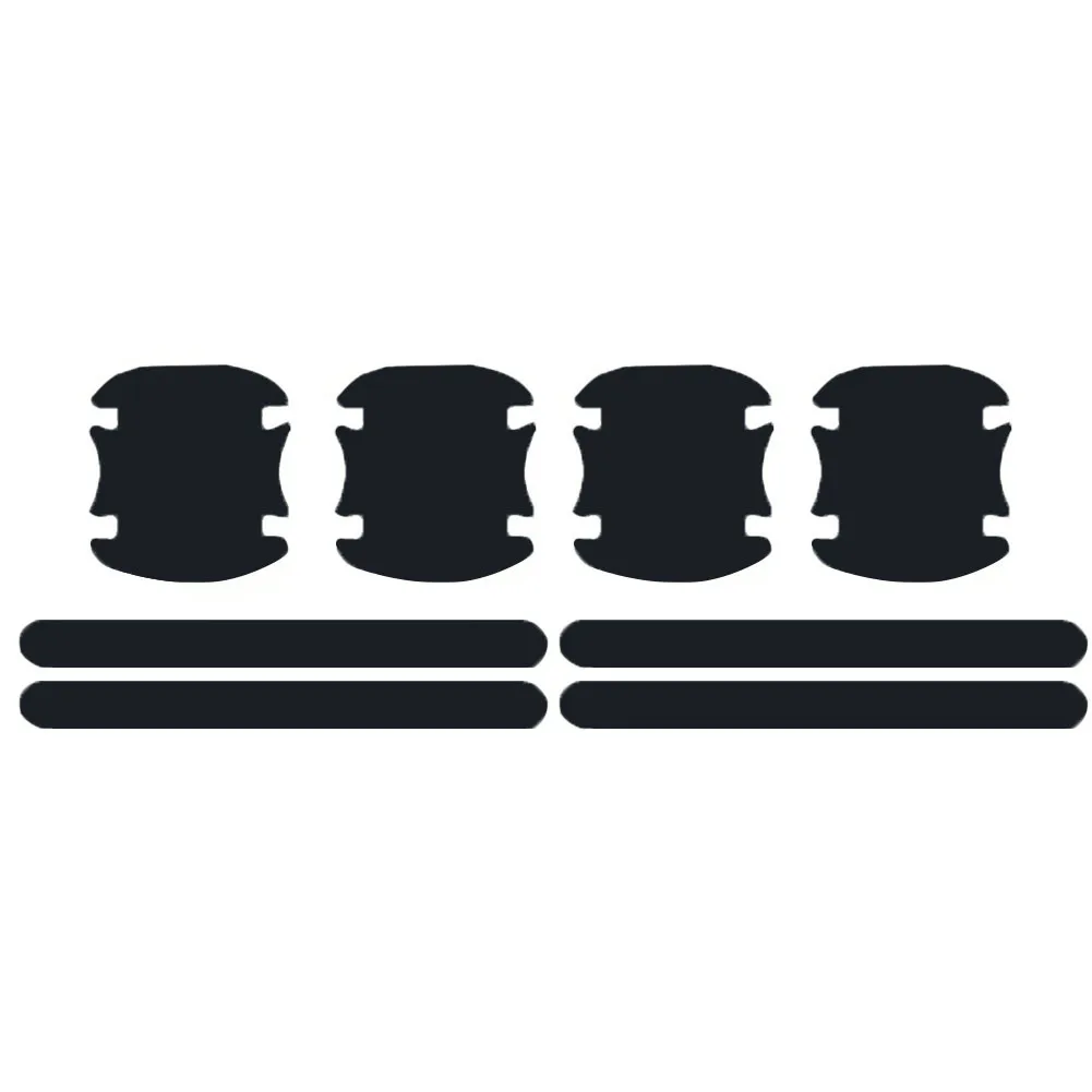 

Black Door Handle Bowl Stickers Decal Guard Outer PVC Paint Sheet Tool