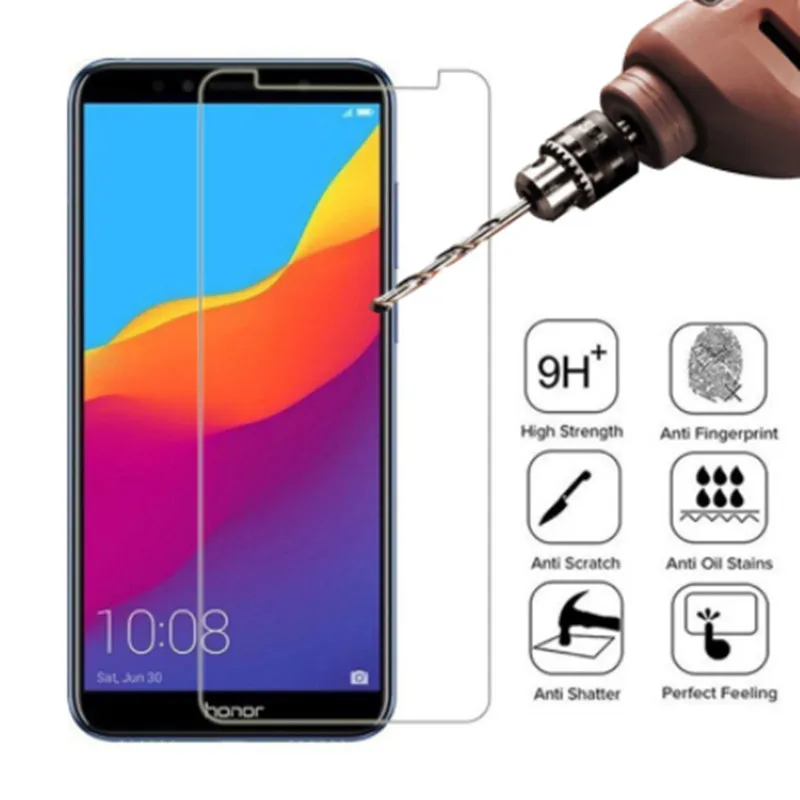 Закаленное стекло для honor 10 8x 8c 8a 7c 7x 7a Защитное huawei 8 9 lite Защитная пленка экрана