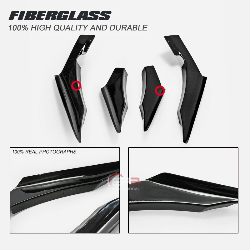 FRP Canard Trim для Evolution 10 VRSV2 Wide Style Double Hyper Glass Fiber 4 шт. набор настройки EVO10 Racing