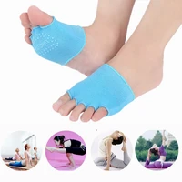 6 colors 1pair toes protection sports ballet cotton sweat absorbing half size nonslip full finger half palm toe socks yoga socks