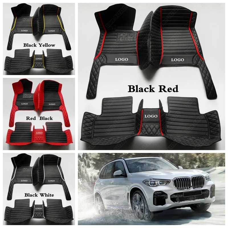 Пользовательские автомобильные коврики для BMW X1 X2 X3 X4 X5 X6 X7 в возрасте 1 2 3 4 5 6 7