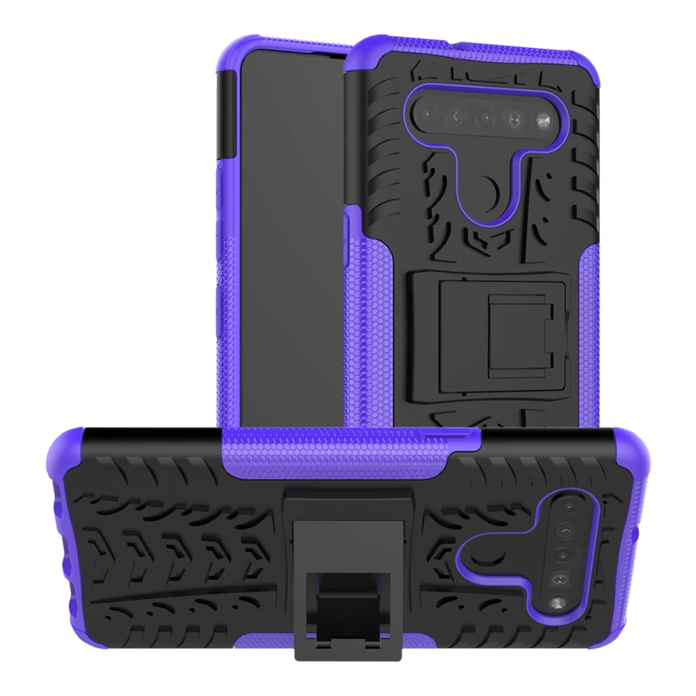 for lg k41s k51s case cover lg k8 k10 k20 k30 k40 anti knock heavy duty hard armor stand silicone phone bumper case for lg k51s free global shipping