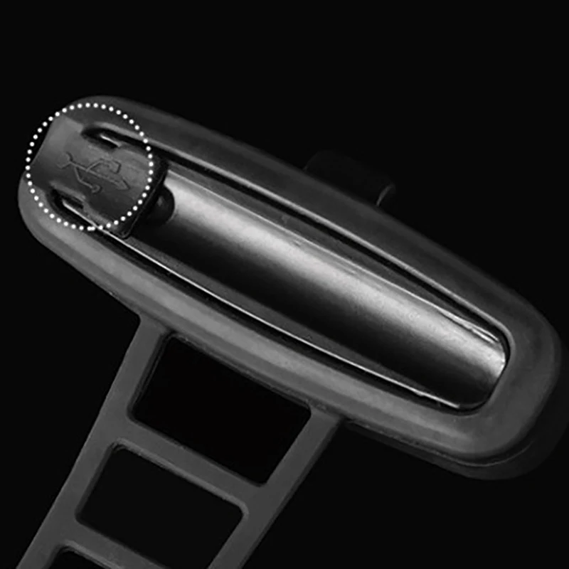 

Bicycle Taillight USB Light Mountain Bike Silicone Decorative Rechargeable Light