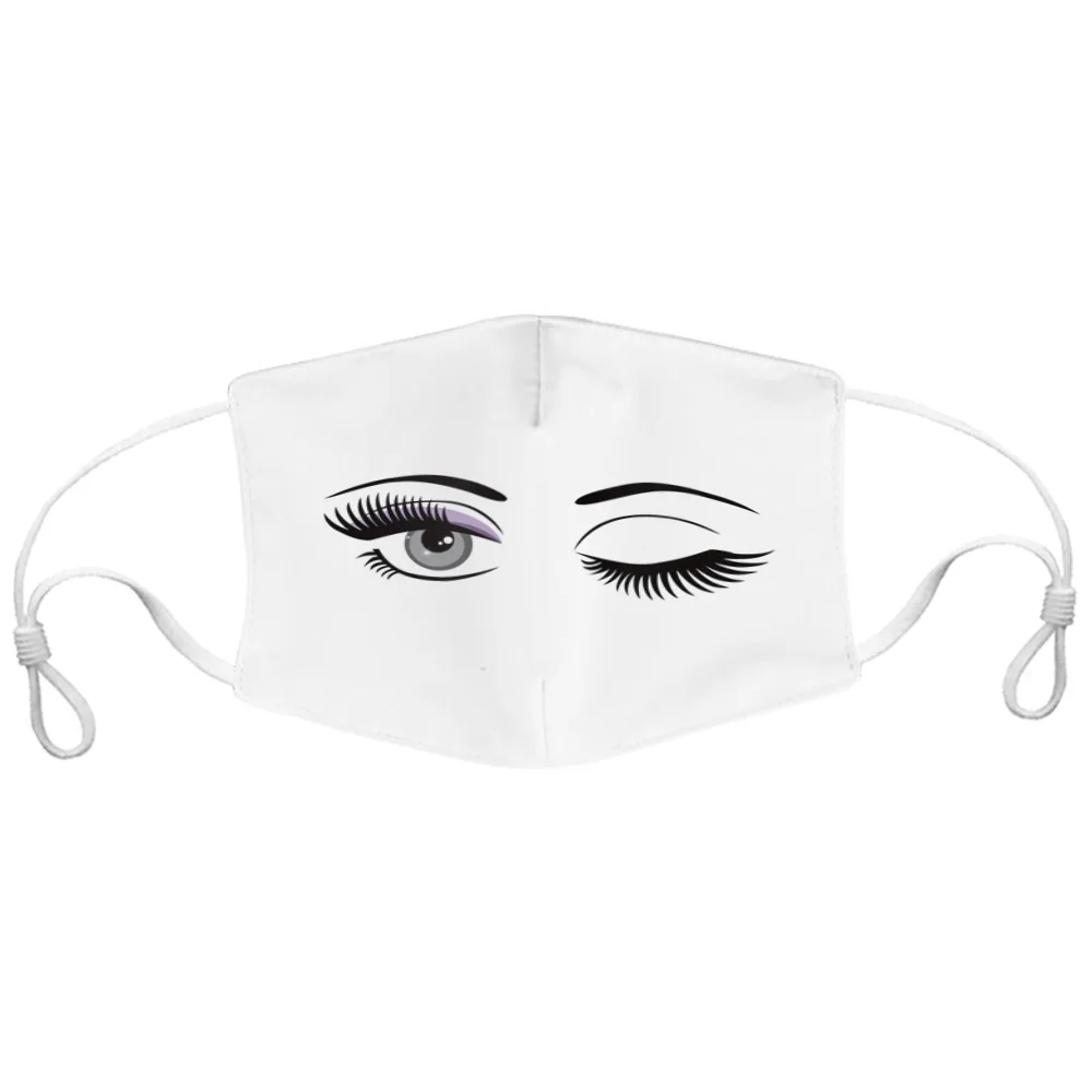 Ресницы для глаз брови простые моющиеся маски унисекс пылезащитные и дышащие