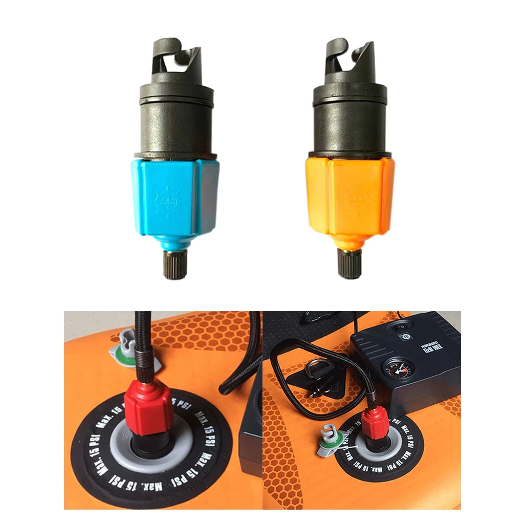 

Portable Rubber Raft Valve Adapter Board Air Bed Canoe Pump Adaptor