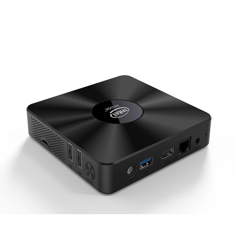 T92 Atom Baytrail x5-Z8350 4G 64G Windows10 Мини ПК четырехъядерный двойной WiFi BT HD-MI VGA дисплей windows 10