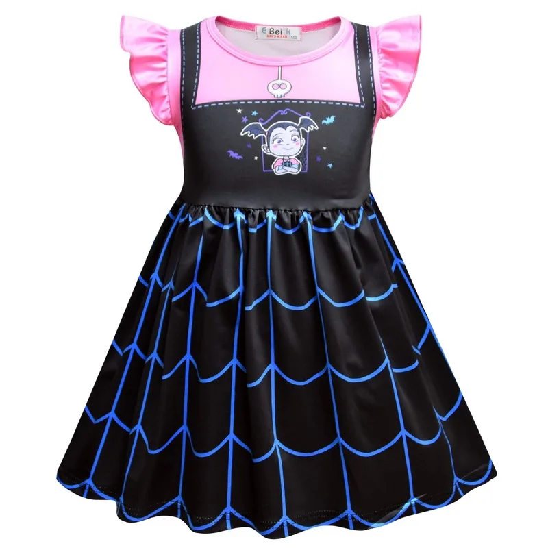 Детский костюм вампира повязка на голову для девочки платья принцессы вампирин