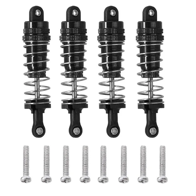 

4Pcs Metal Shock Absorber Damper Replacement Accessory Fit for WLtoys 144001 1/14 RC Drift Racing Car Parts