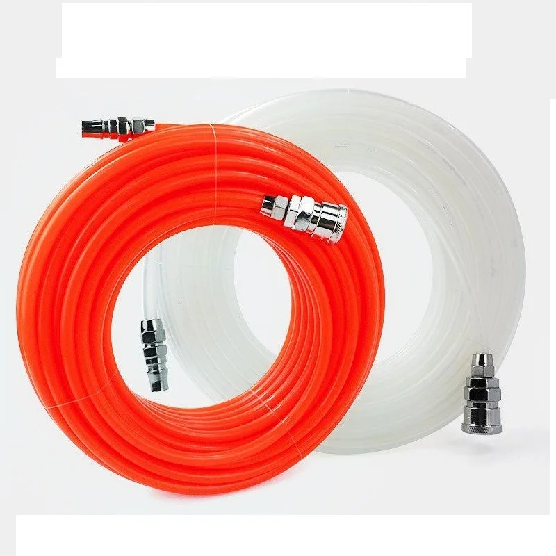 

10M/15M/20M Pneumatic Pipe Air Tube Compressor Hose 5*8mm With Connector Straight Tube High Pressure Flexible PE Pipe Air Gun