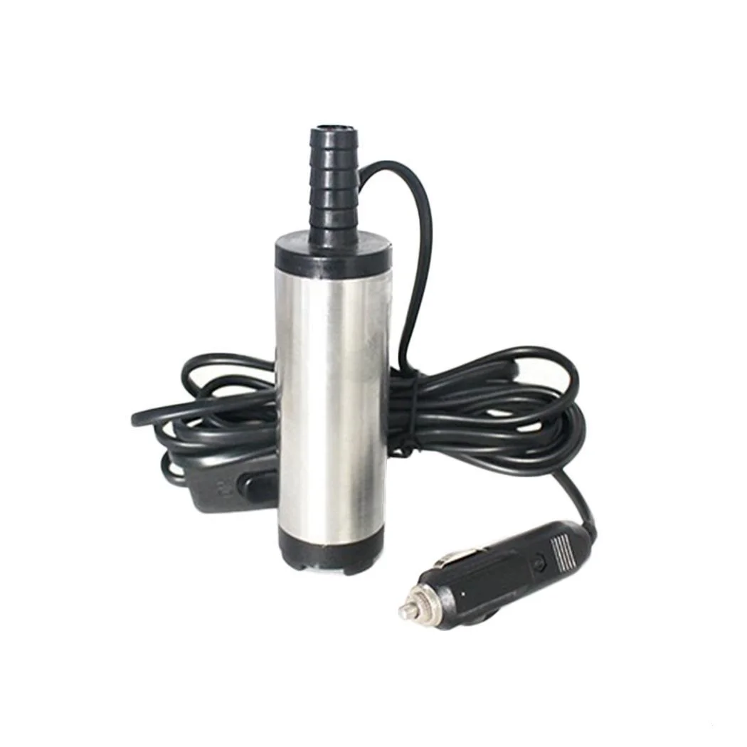 DC 12V 24V Электрический водяной насос электрические топливные насосы погружной насос из нержавеющей стали электрический насос 15л/мин датчик топлива помпа - Напряжение: cigar lighter