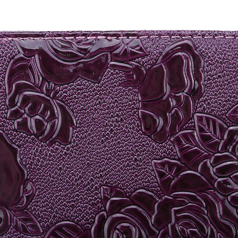 Трехмерная тисненая Роза из искусственной кожи Женская дорожная Обложка для